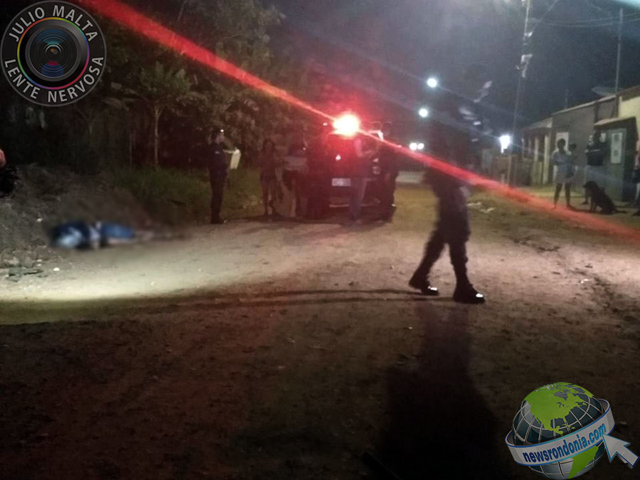 EXECUÇÃO  POPULARES OUVEM TIROS E ENCONTRAM JOVEM MORTO NO BAIRRO FLORESTA - News Rondônia