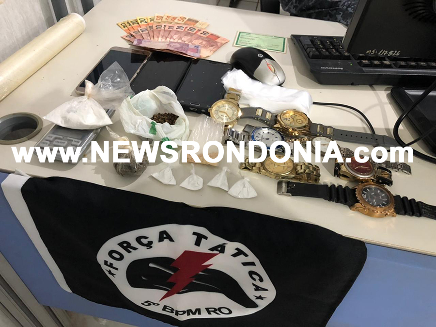EM FAMÍLIA: Irmãos são presos por tráfico de drogas por uma equipe da força tática - News Rondônia