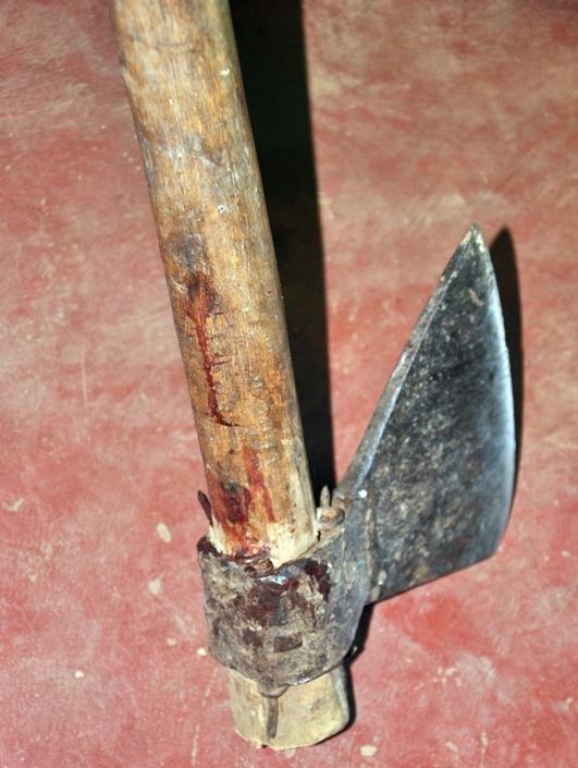 CRUELDADE: PAI MATA FILHO COM GOLPES DE MACHADO E FOGE - News Rondônia