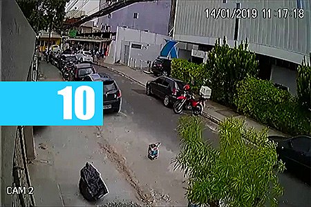 CÂMERA DE SEGURANÇA MOSTRA CARRO DESPENCANDO DO TERCEIRO ANDAR DE EDIFÍCIO-GARAGEM - News Rondônia