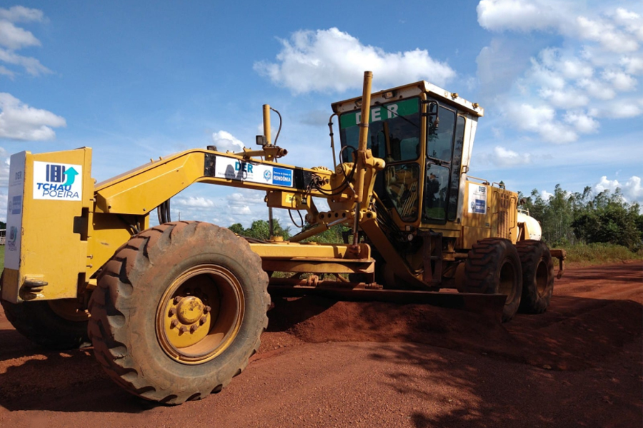 DER realiza manutenção em pontos críticos na RO 377 no Vale do Guaporé - News Rondônia