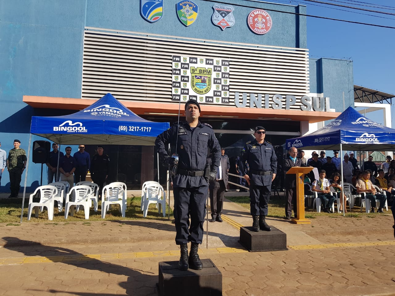 INSTALADO EM PORTO VELHO O 9º BATALHÃO DE POLÍCIA MILITAR, 'BATALHÃO SARGENTO PM SILVÉRIO' - News Rondônia