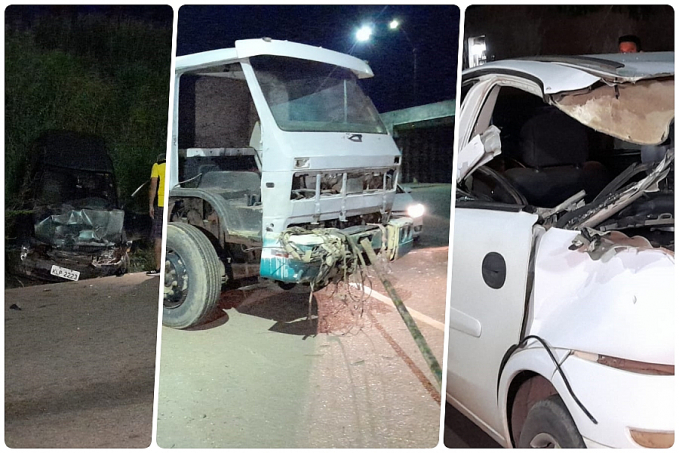 Caminhão se desprende de reboque, atinge dois carros e deixa um ferido - News Rondônia