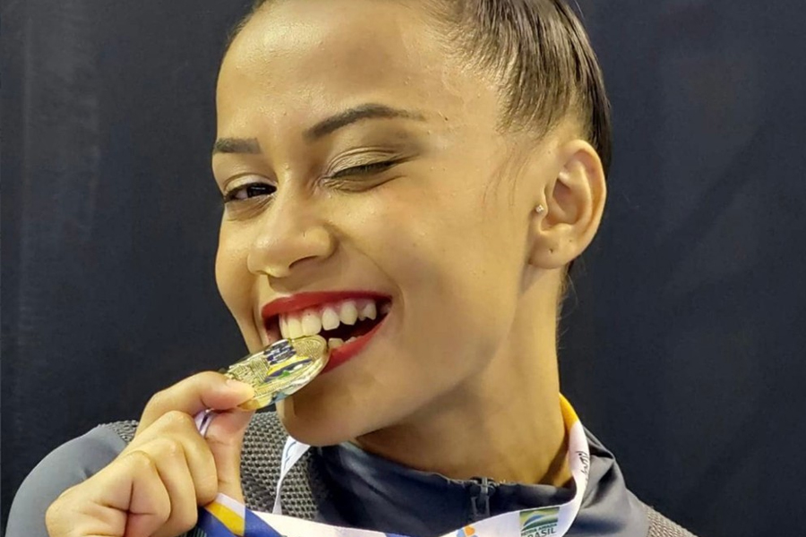 ORGULHO - Ginasta do Clube Talentos do Futuro conquista ouro em Sergipe - News Rondônia