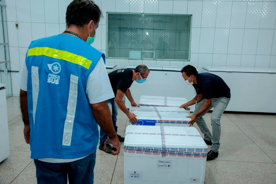 Rondônia recebe novo lote de vacinas do Ministério da Saúde com 58.200 doses - News Rondônia