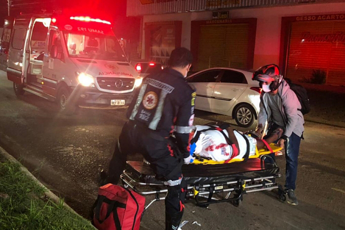 Ciclista fica em estado grave ao ser atropelado por motoboy em Porto Velho - VÍDEO - News Rondônia