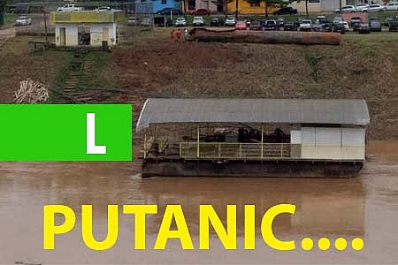 BAR FLUTUANTE, O FAMOSO PUTANIC, É RESGATADO APÓS NAUFRÁGIO - News Rondônia