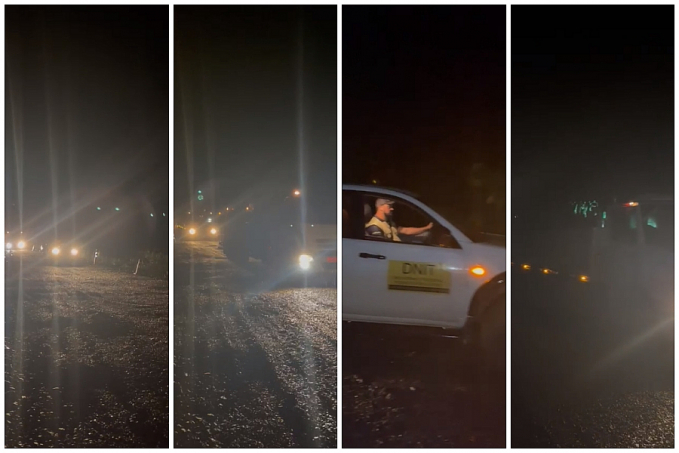 Abertura parcial do KM 540 no domingo, liberou 20 km de congestionamento - News Rondônia