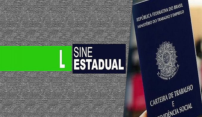 SINE ESTADUAL DIVULGA VAGAS DE EMPREGO PARA ESTA QUARTA-FEIRA (20) - News Rondônia
