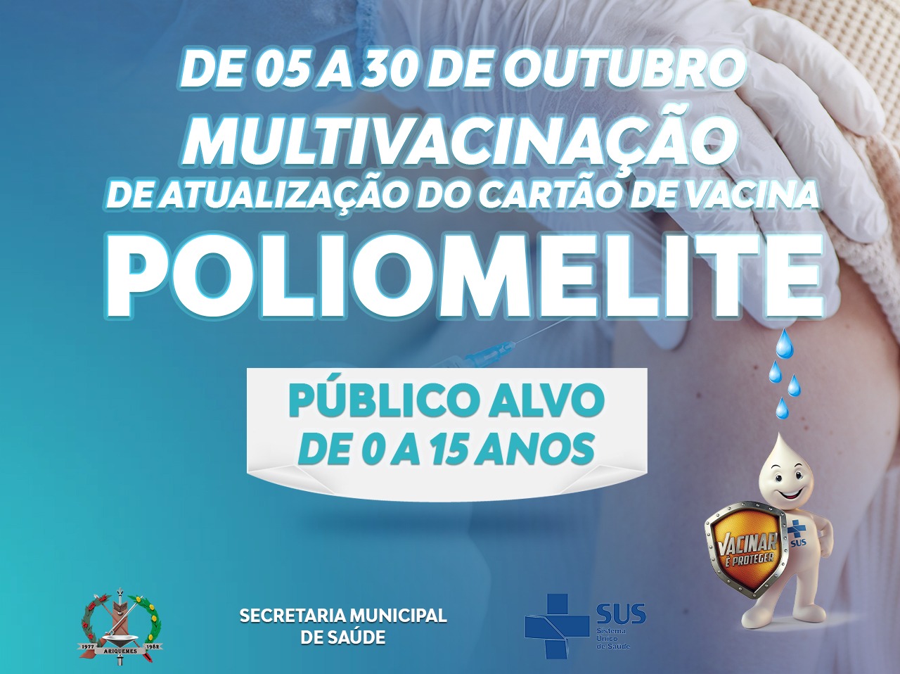 SEMSAU de Ariquemes realiza campanha de multivacinação entre os dias 05 a 30 de outubro - News Rondônia