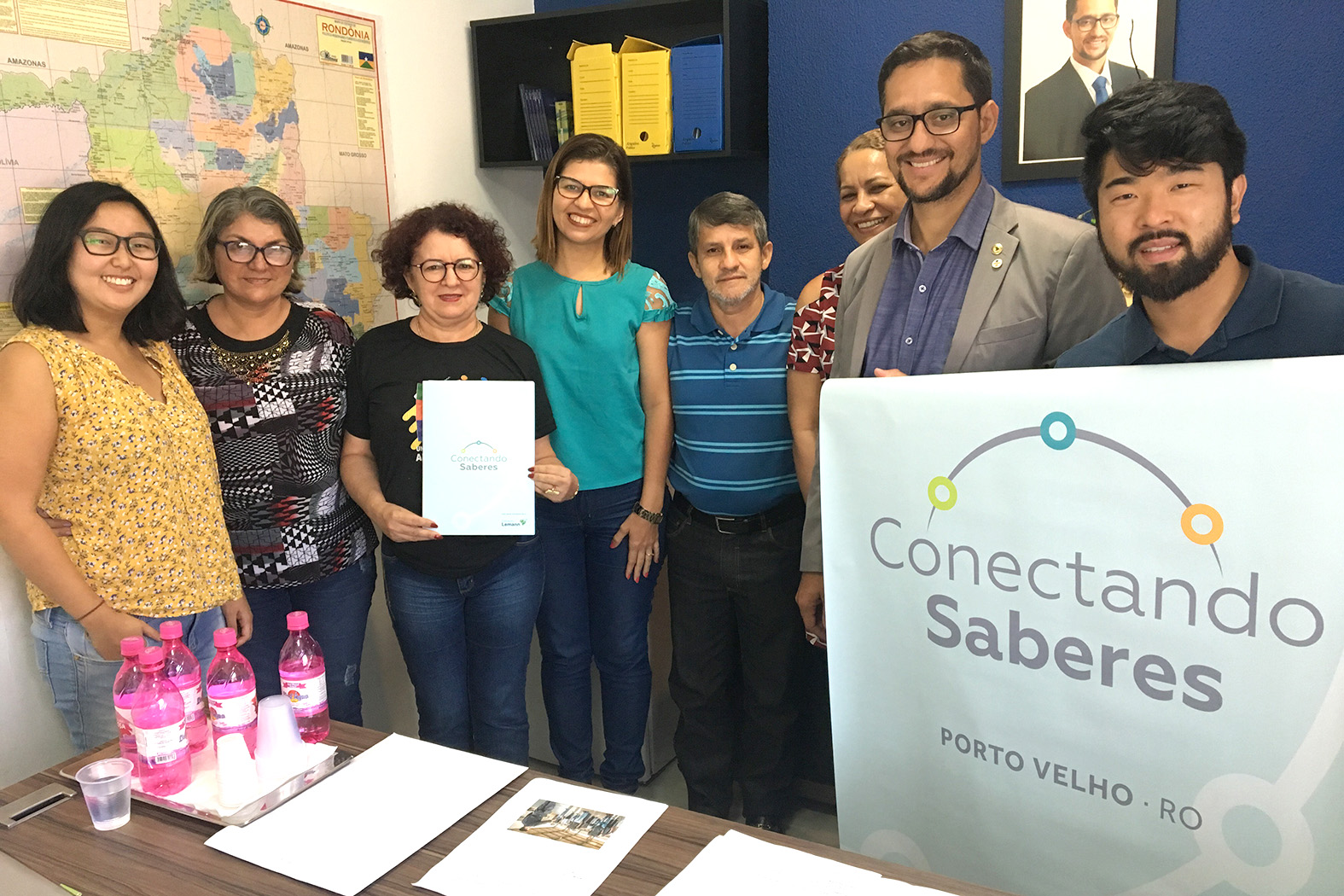DEPUTADO ANDERSON RECEBE COORDENADORES DA FUNDAÇÃO LEMANN - News Rondônia