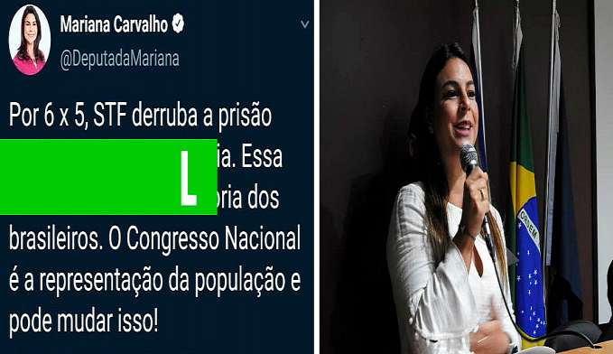 MARIANA DIZ QUE O CONGRESSO PODE MUDAR A DECISÃO DO STF SOBRE PRISÃO APÓS CONDENAÇÃO EM 2ª INSTÂNCIA - News Rondônia