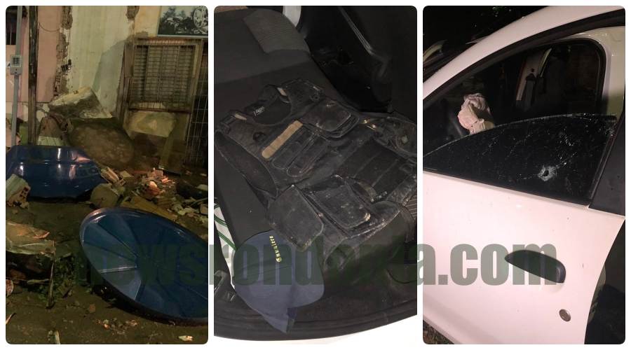 Motorista tenta matar policiais atropelado, causa acidente e foge possivelmente baleado - News Rondônia