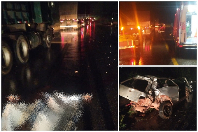 TRÁGICO: Acidente entre carro e carreta deixa um morto na BR-364 em RO - News Rondônia