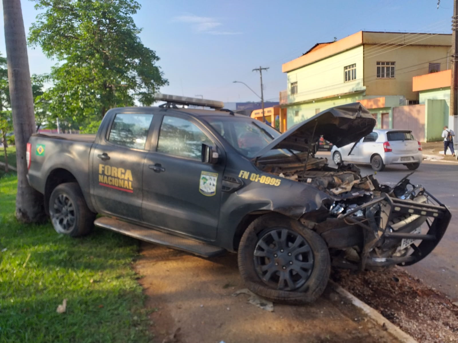 Acidente com viatura da Força Nacional deixa dois feridos em Porto Velho - News Rondônia