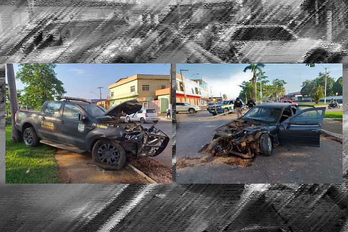 Acidente com viatura da Força Nacional deixa dois feridos em Porto Velho - News Rondônia