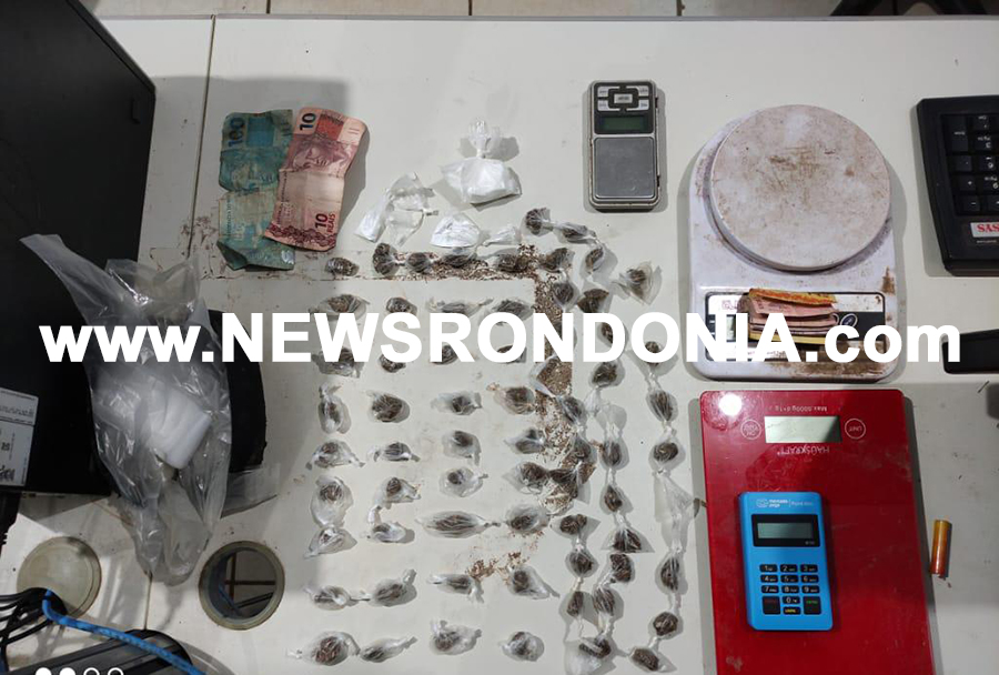 Policiais do Choque fecham boca de fumo e prendem dois suspeitos - News Rondônia
