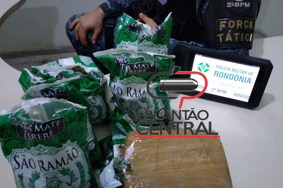Estoque quase zerado! Força Tática apreende adolescente com mais de um kg de maconha misturada com erva de tereré - News Rondônia