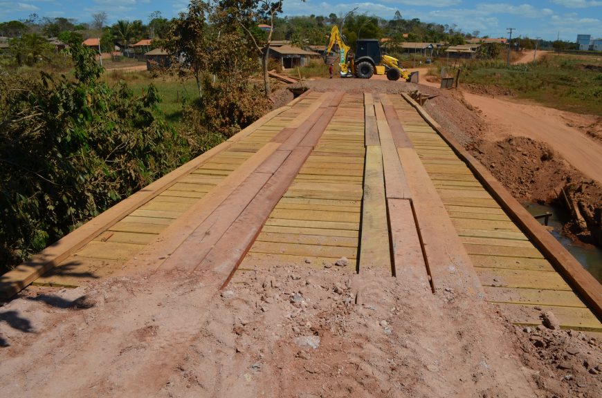 Nova ponte sobre o rio Ararinha na RO-495, em Parecis, proporcionará mais segurança à população - News Rondônia