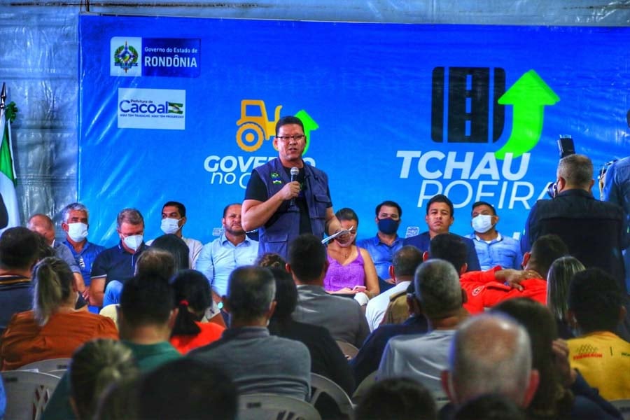 INFRAESTRUTURA: Em Cacoal, Governo de Rondônia lança projetos Tchau Poeira e 'Governo na Cidade' para reforçar infraestrutura na área urbana - News Rondônia