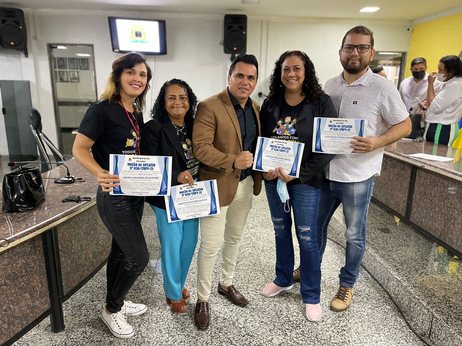 Conselheiros Tutelares recebem homenagem do vereador Edimilson Dourado - News Rondônia