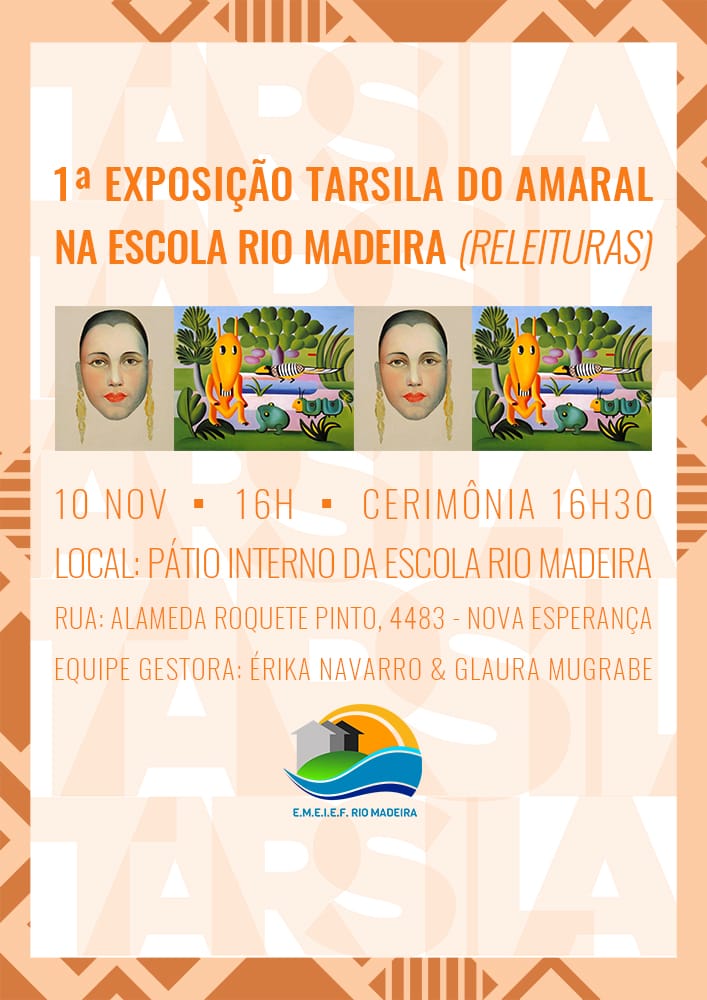 ESCOLA MUNICIPAL RIO MADEIRA PROMOVE '1ª EXPOSIÇÃO TARSILA DO AMARAL' NESSE SÁBADO - News Rondônia