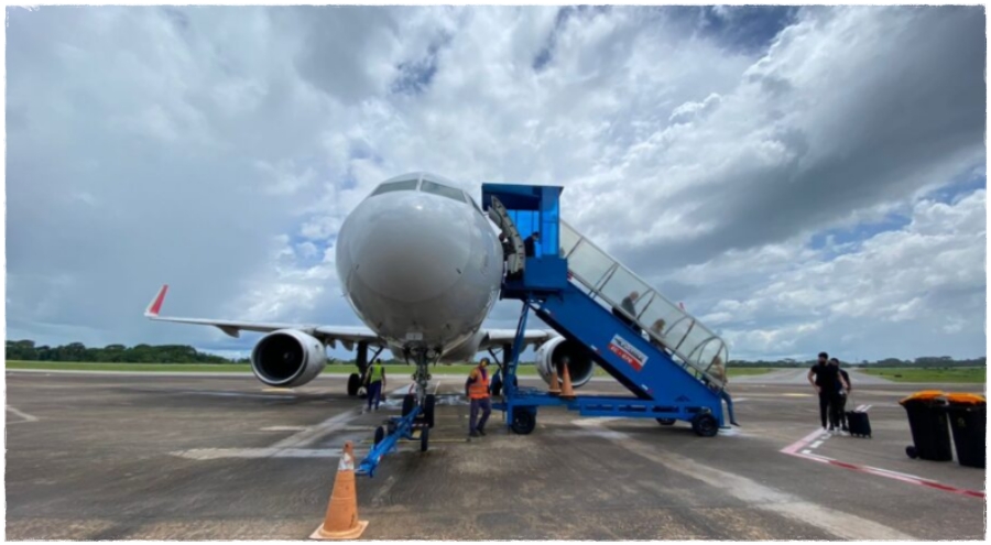 A320 da Latam apresenta problema na decolagem e voo teve que voltar para o aeroporto de Rio Branco - News Rondônia