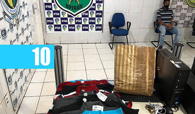 Jovem é flagrado por câmeras de segurança furtando roupas no Porto Velho Shopping - News Rondônia