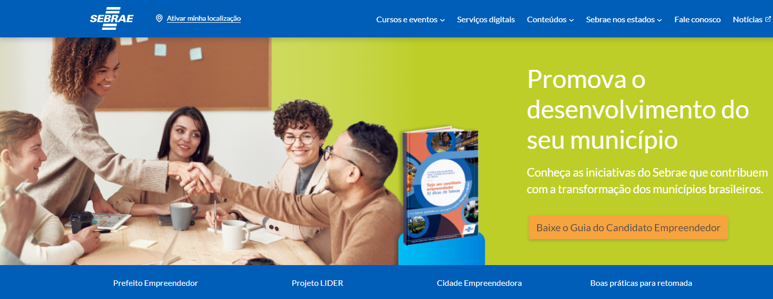 SEBRAE NAS ELEIÇÕES - Cinco passos para se tornar um gestor empreendedor - News Rondônia