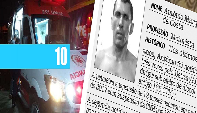 MOTORISTA DE ÔNIBUS QUE TOMBOU NA BR-364 E VITIMOU ADOLESCENTE ESTAVA COM O DIREITO DE DIRIGIR SUSPENSO POR EMBRIAGUEZ - News Rondônia