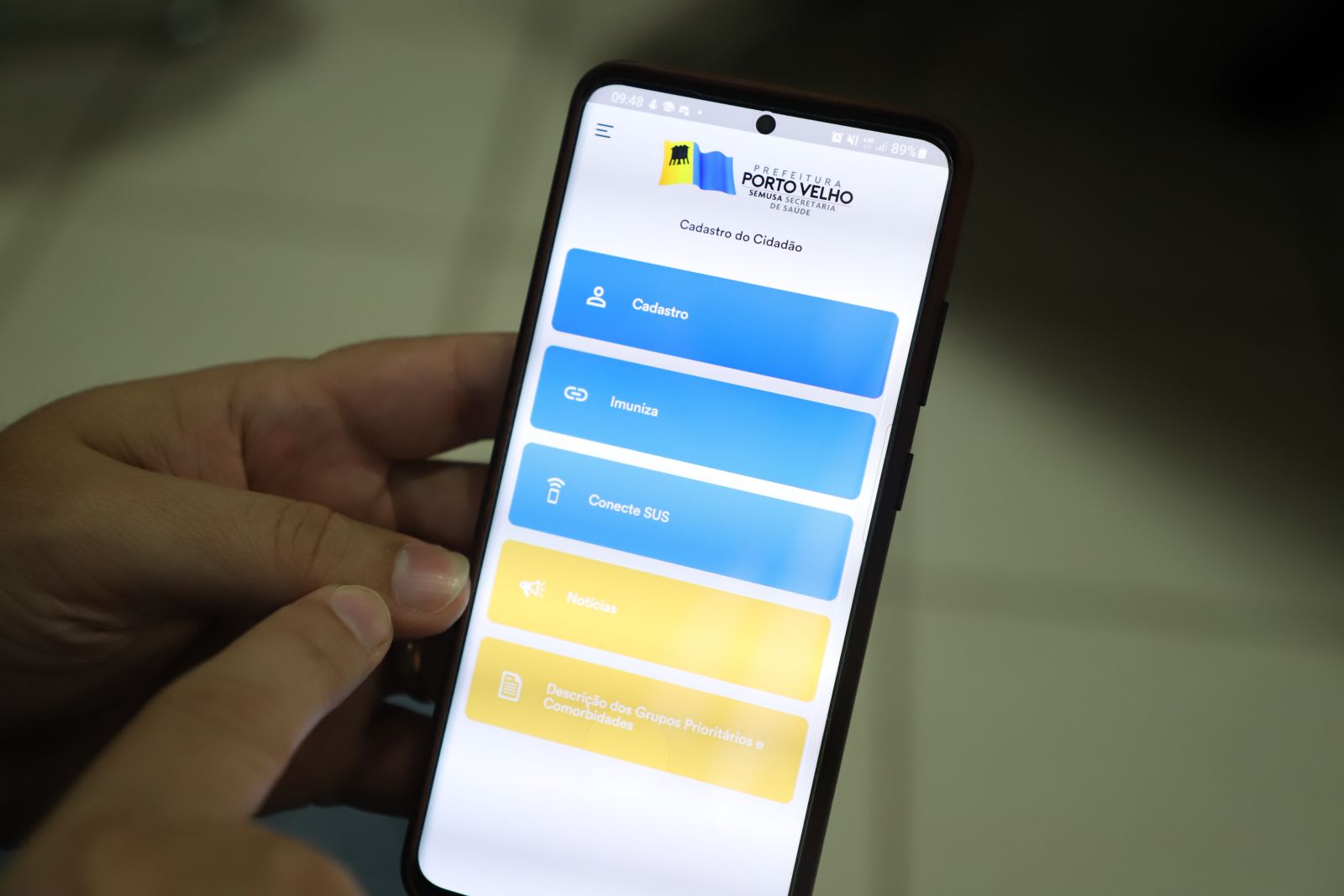 TECNOLOGIA - SASI facilita o atendimento para que o usuário receba a vacina, mas a Prefeitura espera adesão maior ao aplicativo - News Rondônia