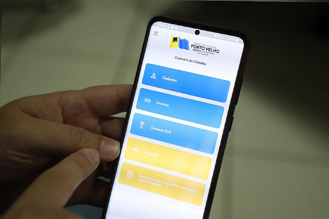 TECNOLOGIA - SASI facilita o atendimento para que o usuário receba a vacina, mas a Prefeitura espera adesão maior ao aplicativo - News Rondônia