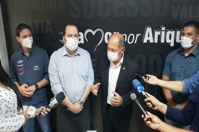 Após pedido de Alex Redano, Coronel Chrisóstomo destina R$ 10 milhões para asfalto e R$ 1,5 milhão para bloquete em Ariquemes - News Rondônia