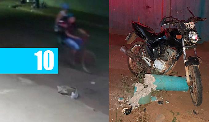Fugindo da polícia, adolescentes sofrem queda com moto que eles haviam acabado de furtar - News Rondônia