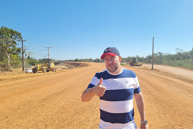 Presidente Alex Redano comemora avanços nas obras das cabeceiras da ponte no rio Jamari, na BR-421 - News Rondônia