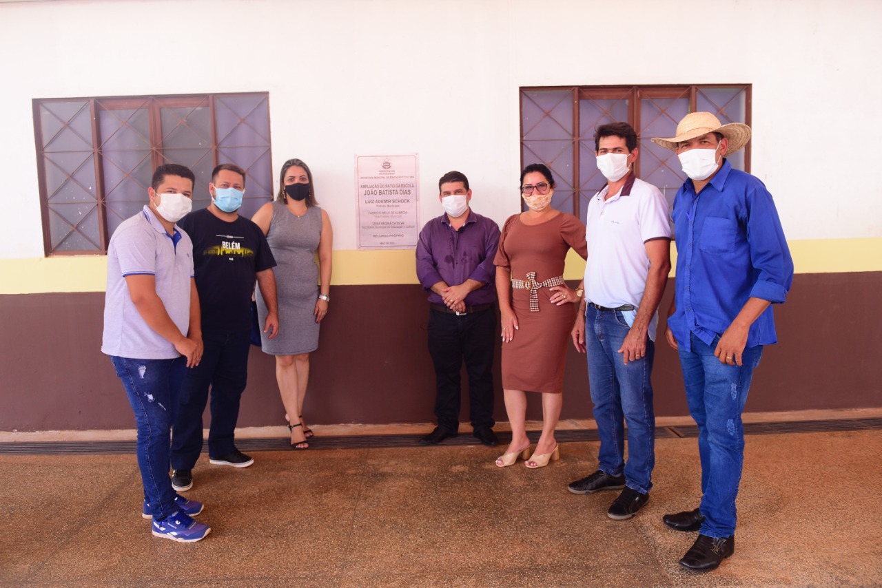 Rolim de Moura: Inaugura a ampliação da Escola João Batista Dias - News Rondônia