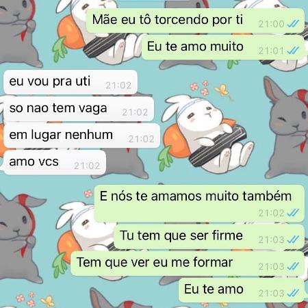Após mãe falecer pela Covid-19, filha mostra última mensagem entre elas e conversa viraliza - News Rondônia