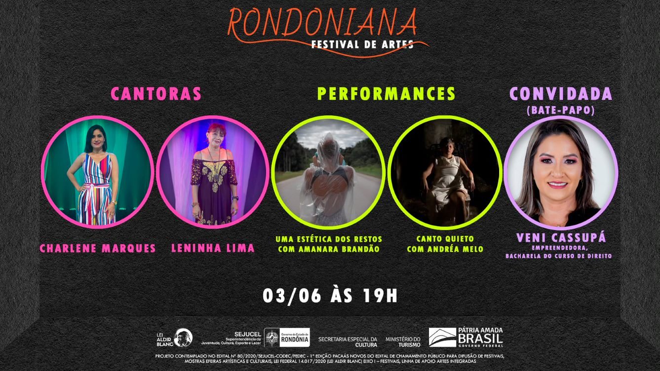 Mulheres são destaque no 1º Festival Rondoniana de Artes - News Rondônia