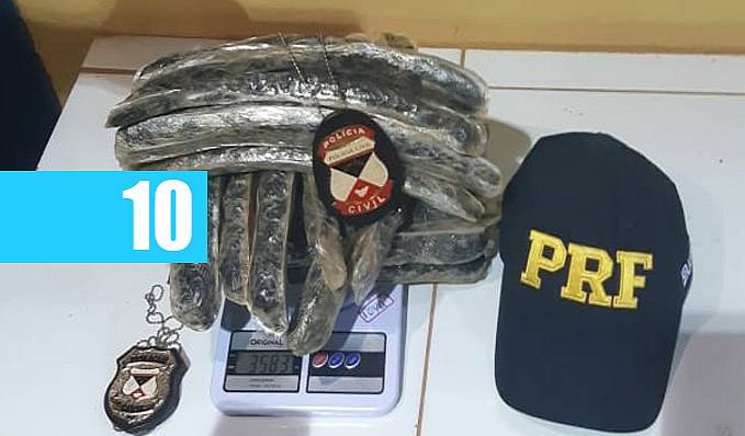 PRF e PC apreendem 3,58 Kg de cocaína - News Rondônia