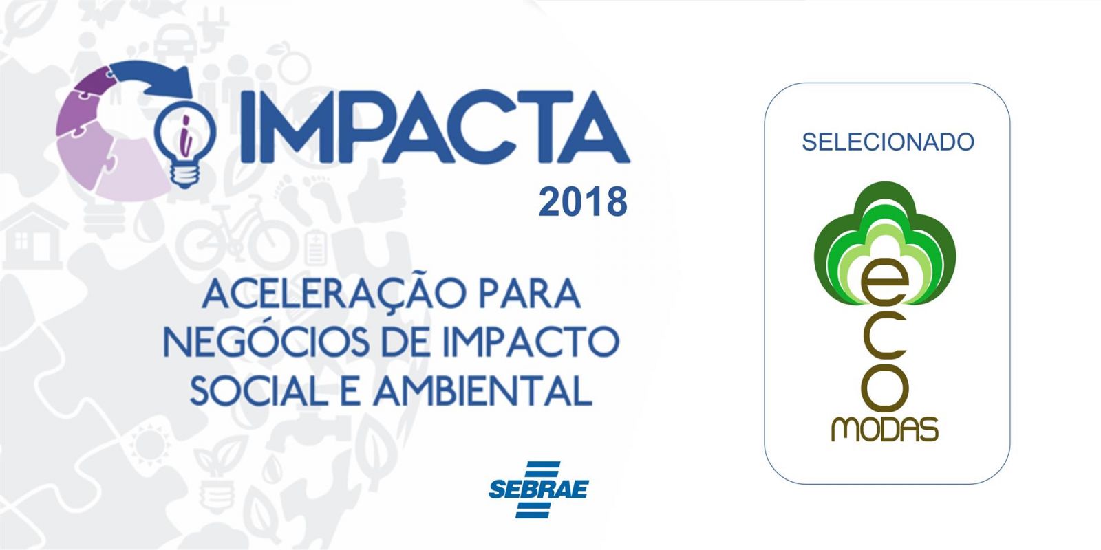 ECOMODAS É SELECIONADA E PARTICIPARÁ DO PROGRAMA DE ACELERAÇÃO DO SEBRAE, IMPACTA 2018 - News Rondônia