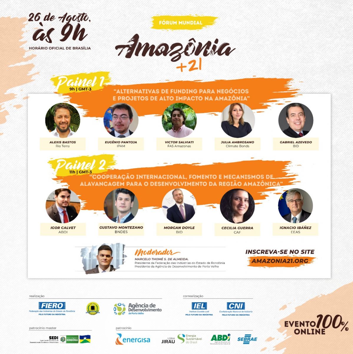 SUSTENTABILIDADE: Fórum Amazônia +21 aborda financiamento na quarta-feira - News Rondônia