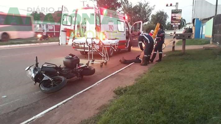 SARGENTO DA PM FICA FERIDO APÓS SER ATROPELADO NA CAPITAL - News Rondônia