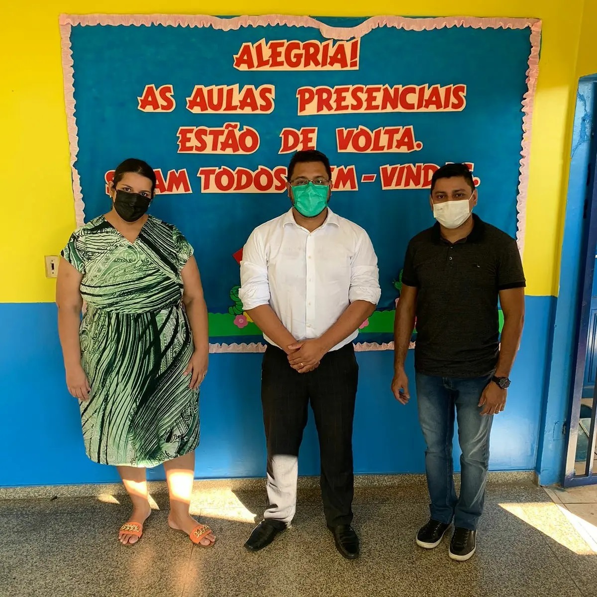 Vereador Gilber Merces visita escola municipal de ensino fundamental Nacional - News Rondônia