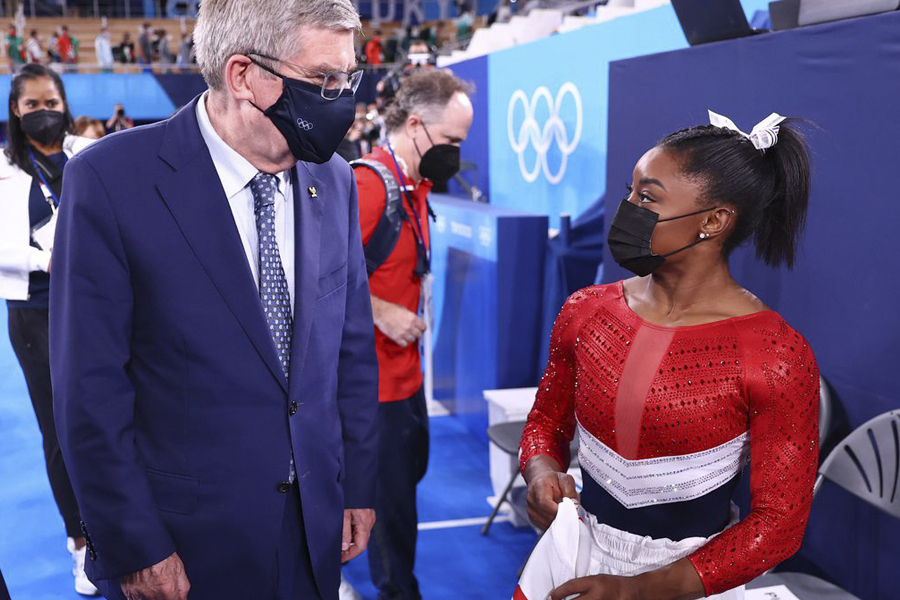 Presidente do COI, Thomas Bach, elogia coragem de Simone Biles - News Rondônia