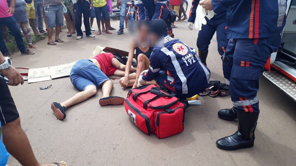 ATUALIZADA - MOTOCICLISTA MORRE EM GRAVÍSSIMO ACIDENTE DE TRÂNSITO NO BAIRRO NOVA PORTO VELHO - VEJA VÍDEO - News Rondônia
