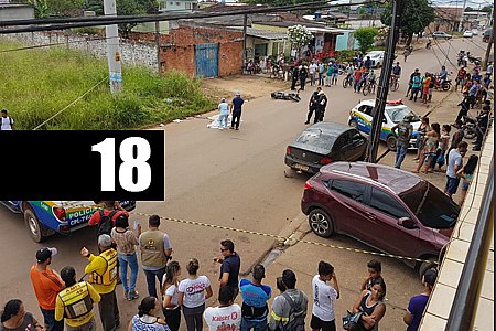 ATUALIZADA - MOTOCICLISTA MORRE EM GRAVÍSSIMO ACIDENTE DE TRÂNSITO NO BAIRRO NOVA PORTO VELHO - VEJA VÍDEO - News Rondônia