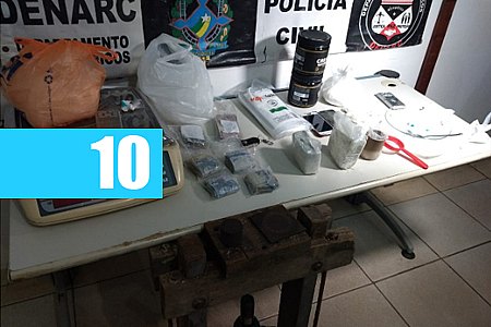 DENARC REALIZA PRISÃO E APREENSÃO DE DROGAS EM BAIRRO DA CAPITAL - News Rondônia
