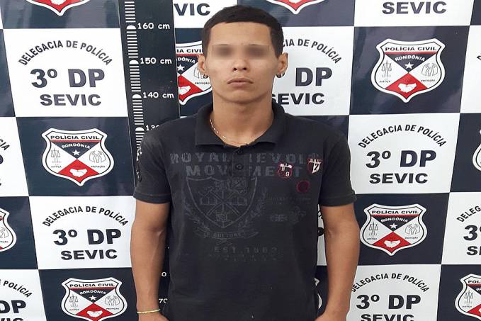 Ladrão é preso após invadir estabelecimento comercial e fazer roubo simulando está armado - News Rondônia
