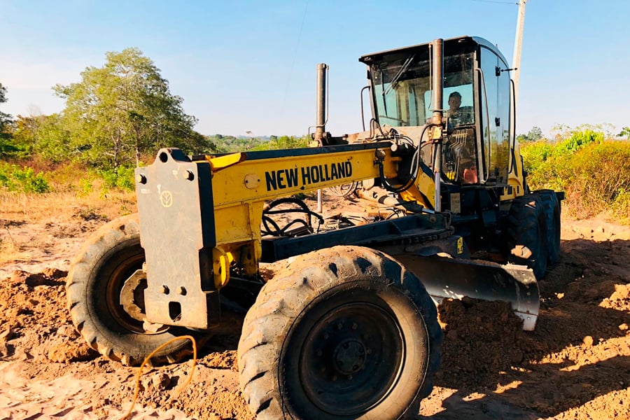 VILHENA: Porteira Adentro beneficia produtores da Aspram com serviços pela Semagri - News Rondônia