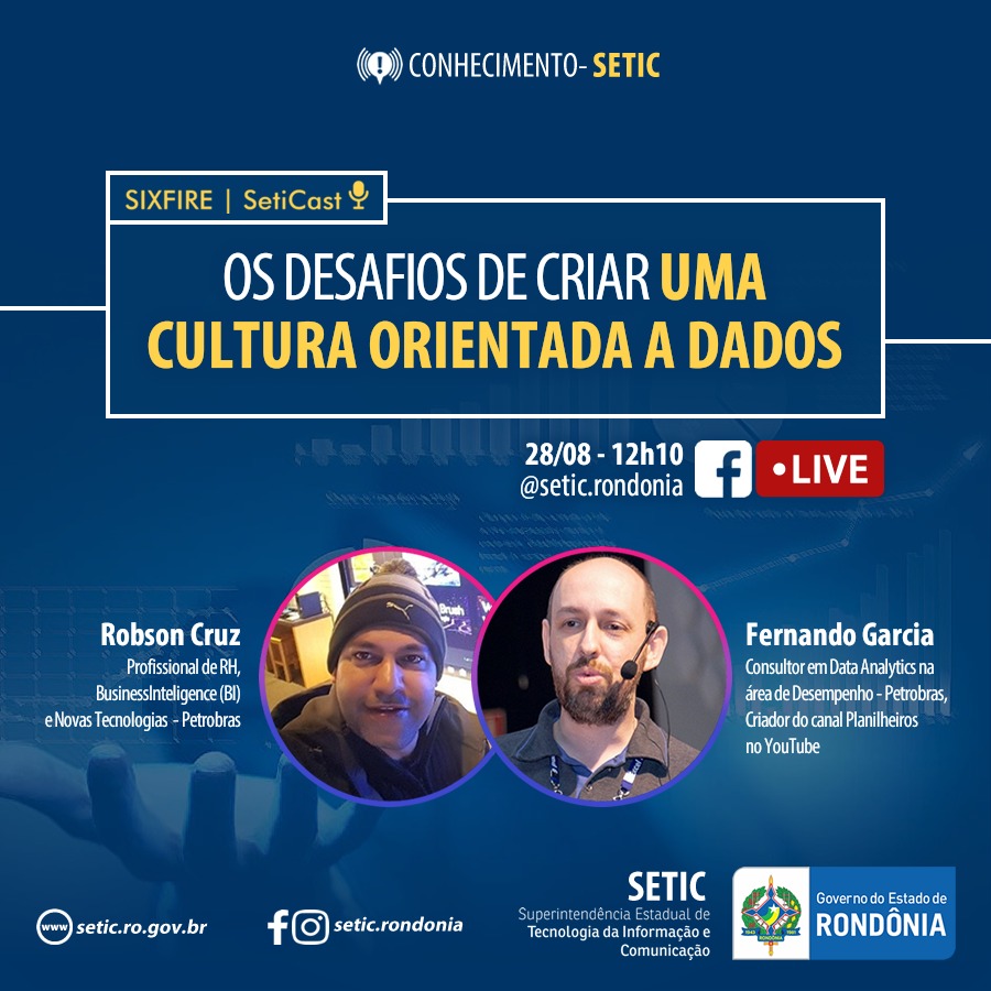 DADOS - Roda de conversa on-line apresenta principais dificuldades do Data Driven nesta sexta-feira, 28 - News Rondônia